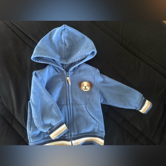 Little Me Blue Sweatpants & Hoodie Set - Picture 2 of 5